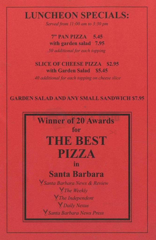 /630154/Giovannis-Pizza-Santa-Barbara-CA - Santa Barbara, CA