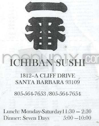 /630164/Ichiban-Sushi-Santa-Barbara-CA - Santa Barbara, CA