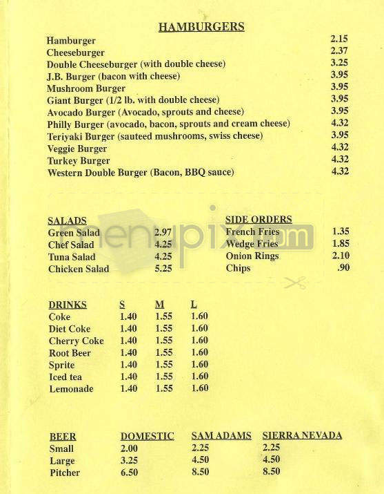 Javan's - Goleta, CA menu_pic