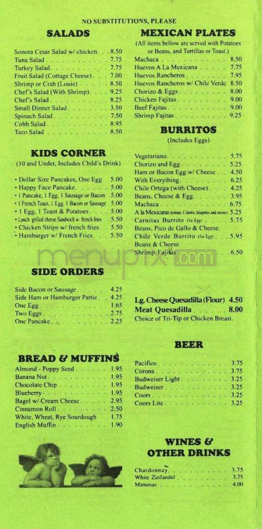 Judge For Yourself Cafe - Santa Barbara, CA menu_pic