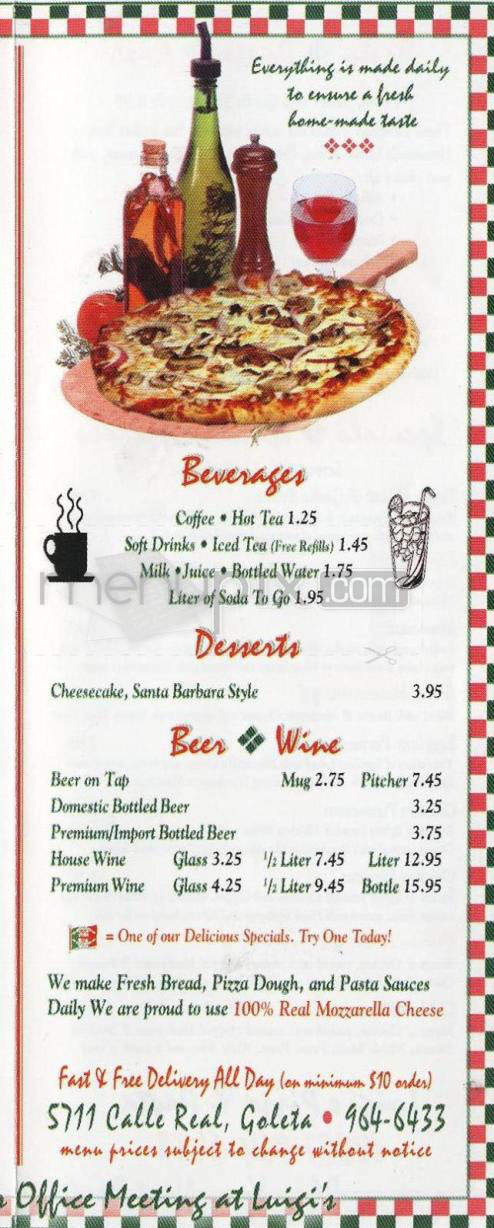 /630209/Luigis-Pizza-and-Pasta-Goleta-CA - Goleta, CA