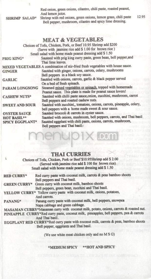 Meun Fan Thai Cafe - Santa Barbara, CA menu_pic
