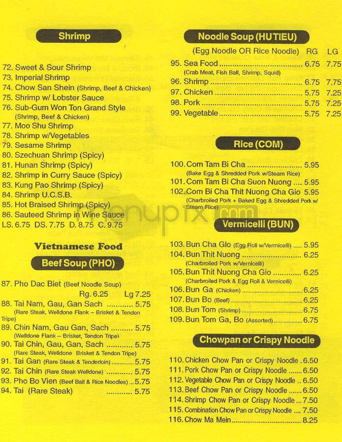 New China - Goleta, CA menu_pic