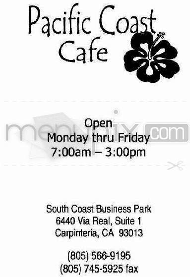 /630255/Pacific-Coast-Cafe-Carpinteria-CA - Carpinteria, CA