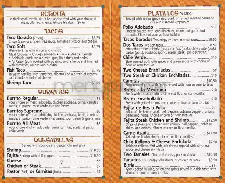 Palapa Restaurant - Santa Barbara, CA menu_pic