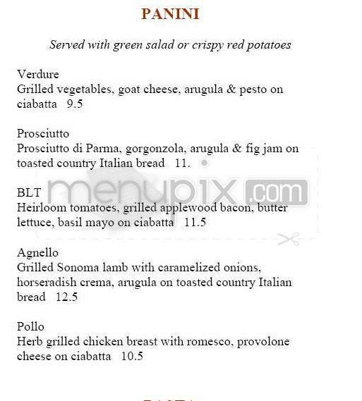 Piatti's - Montecito, CA menu_pic