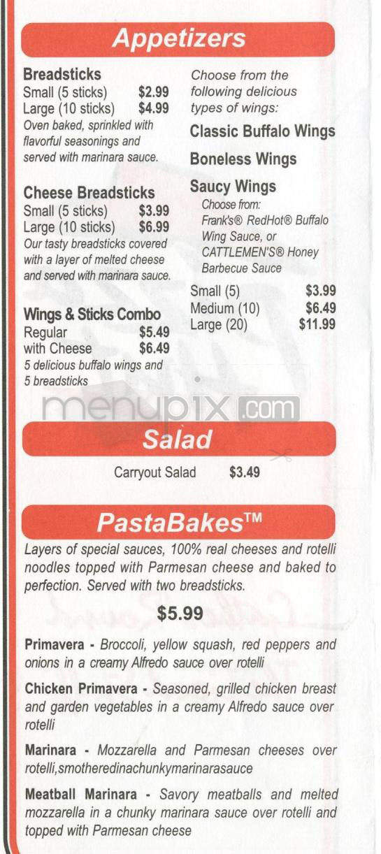 Pizza Hut - Santa Barbara, CA menu_pic