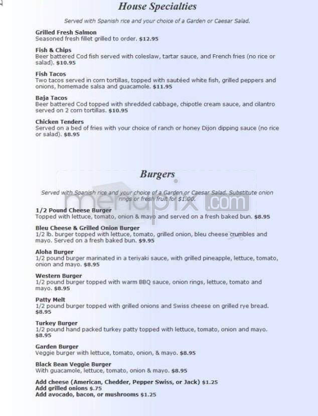 Pizza Mizza - Carpinteria, CA menu_pic