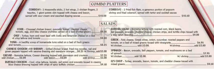 Q's Sushi A Go Go - Santa Barbara, CA menu_pic