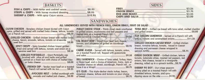 Q's Sushi A Go Go - Santa Barbara, CA menu_pic