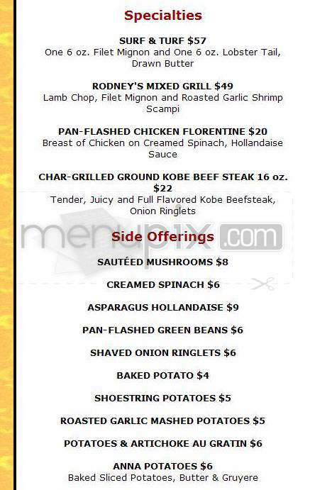 /630299/Rodney-Steak-House-Fess-Parkers-Doubletree-Resort-Santa-Barbara-CA - Santa Barbara, CA