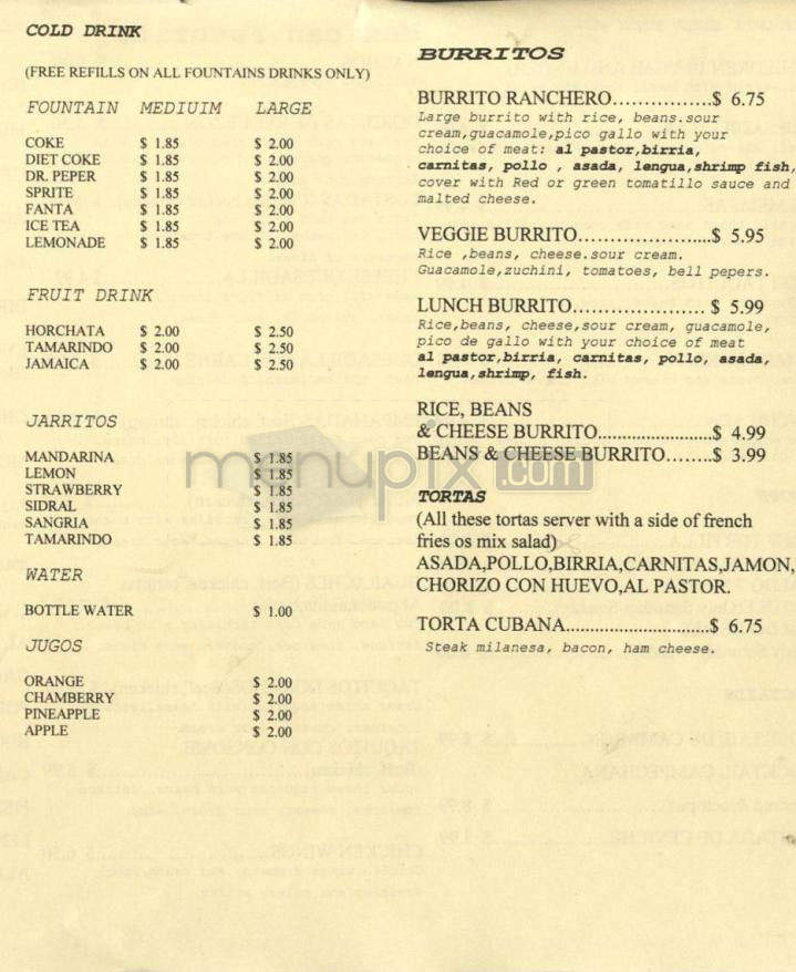 Romanti Ezer - Santa Barbara, CA menu_pic