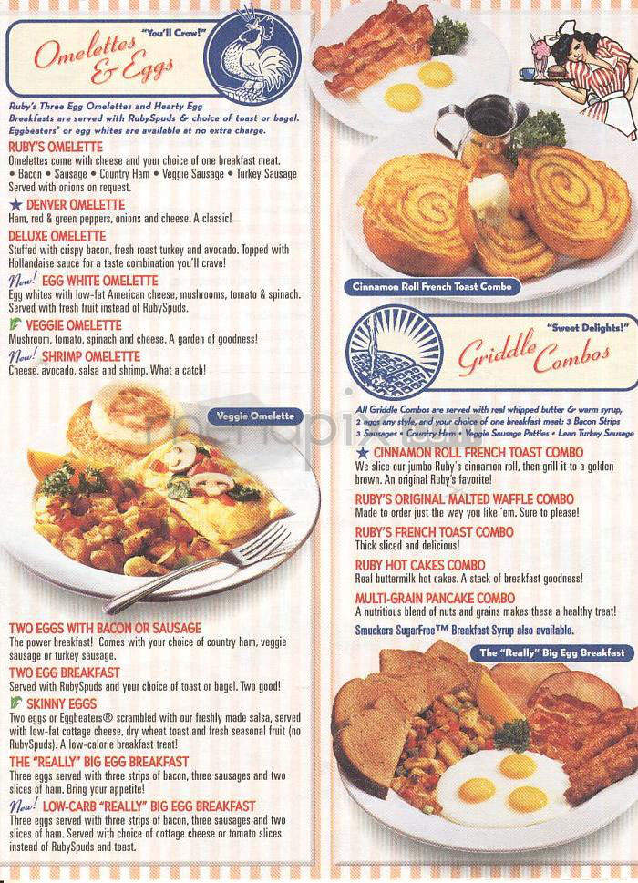 Ruby's Diner - Santa Barbara, CA menu_pic