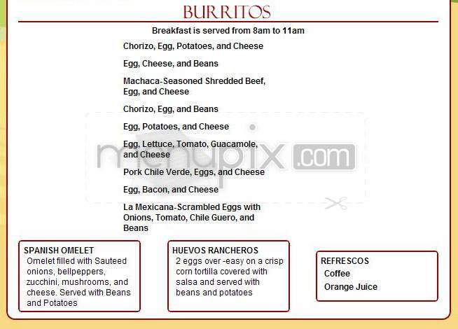 Rudy's Mexican Restaurant - Santa Barbara, CA menu_pic