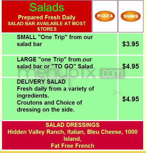 Rusty's Pizza Parlor - Santa Barbara, CA menu_pic
