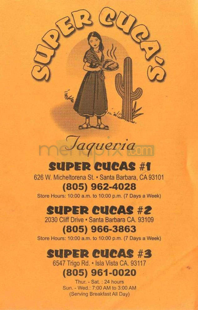 /630375/Super-Cucas-Taqueria-1-Santa-Barbara-CA - Santa Barbara, CA
