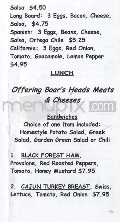 The Coffee Grinder - Carpinteria, CA menu_pic