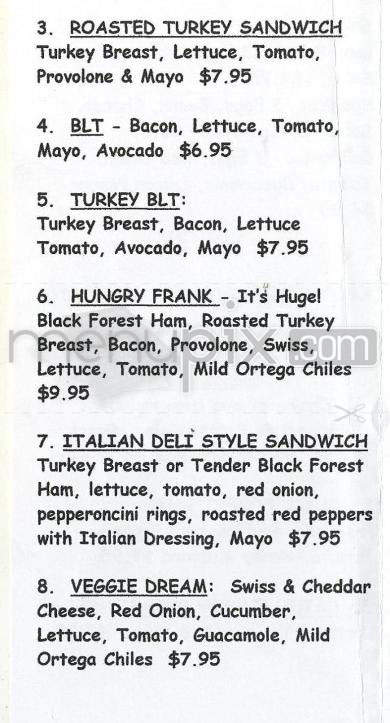 The Coffee Grinder - Carpinteria, CA menu_pic