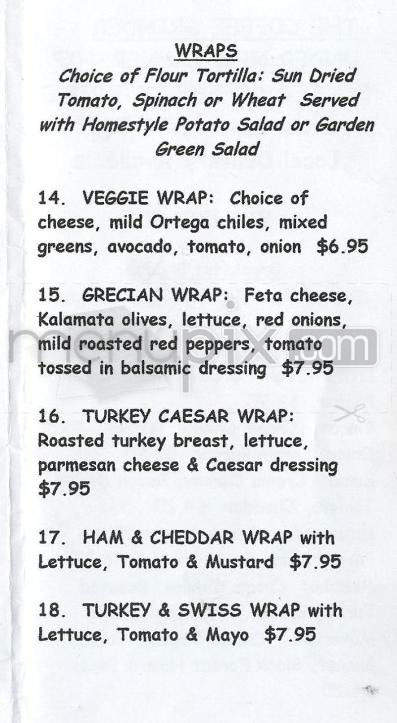 The Coffee Grinder - Carpinteria, CA menu_pic
