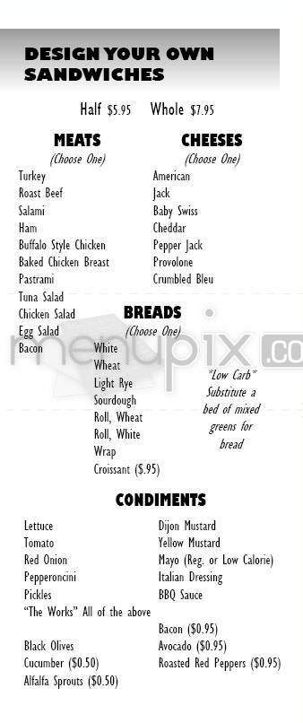 The (805) Deli - Santa Barbara, CA menu_pic