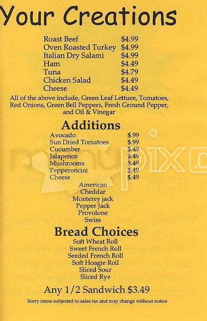 AK Subs - San Francisco, CA menu_pic