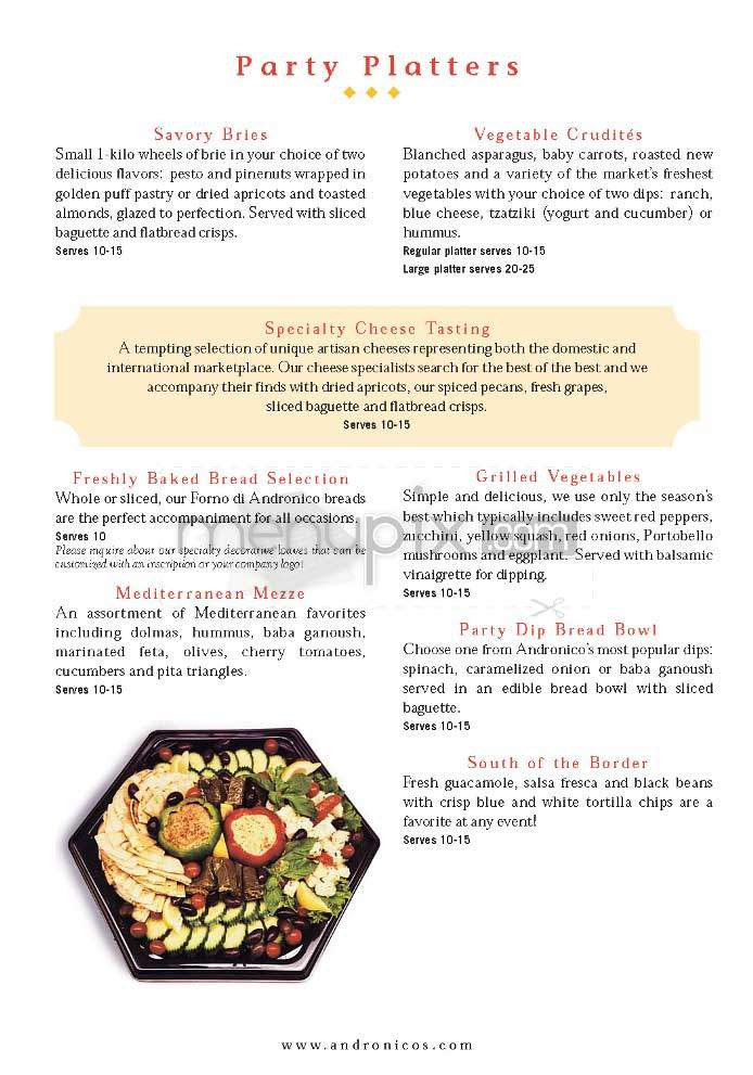 Andronico's Deli & Market - San Francisco, CA menu_pic