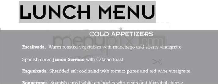 B Forty Four - San Francisco, CA menu_pic