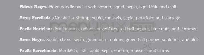 B Forty Four - San Francisco, CA menu_pic