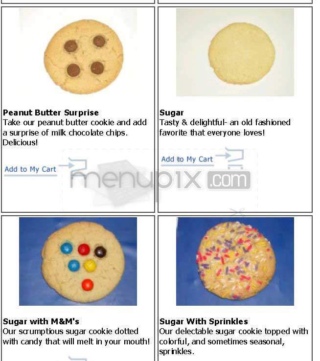 Blue Chip Cookies - San Francisco, CA menu_pic
