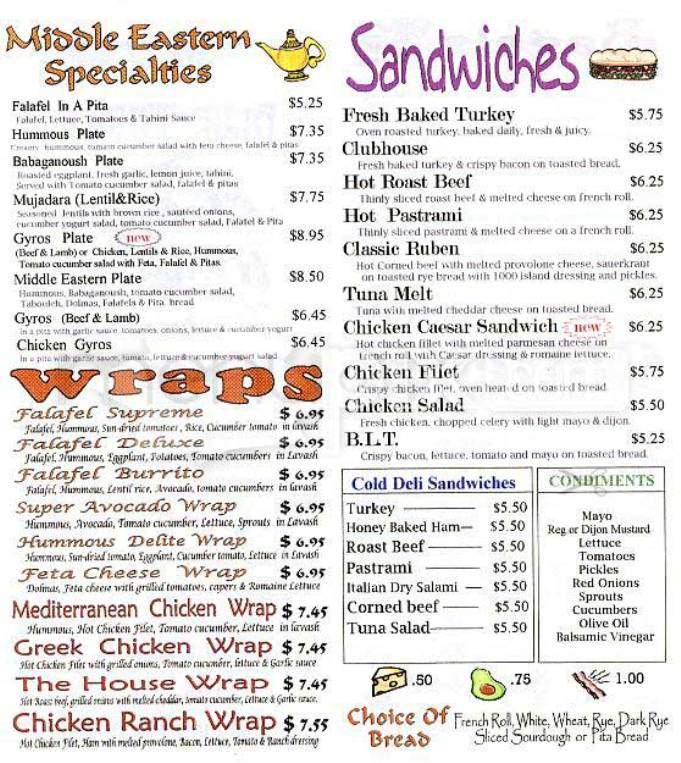 Blue Front Cafe - San Francisco, CA menu_pic
