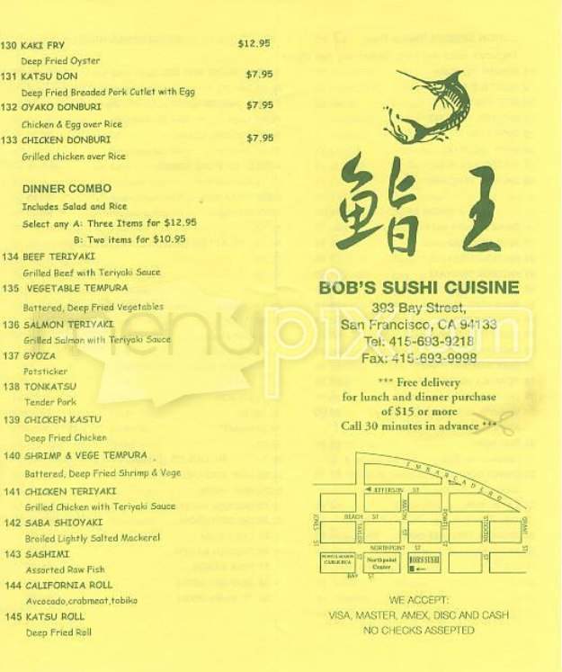 /100110/Bobs-Sushi-Cuisine-San-Francisco-CA - San Francisco, CA