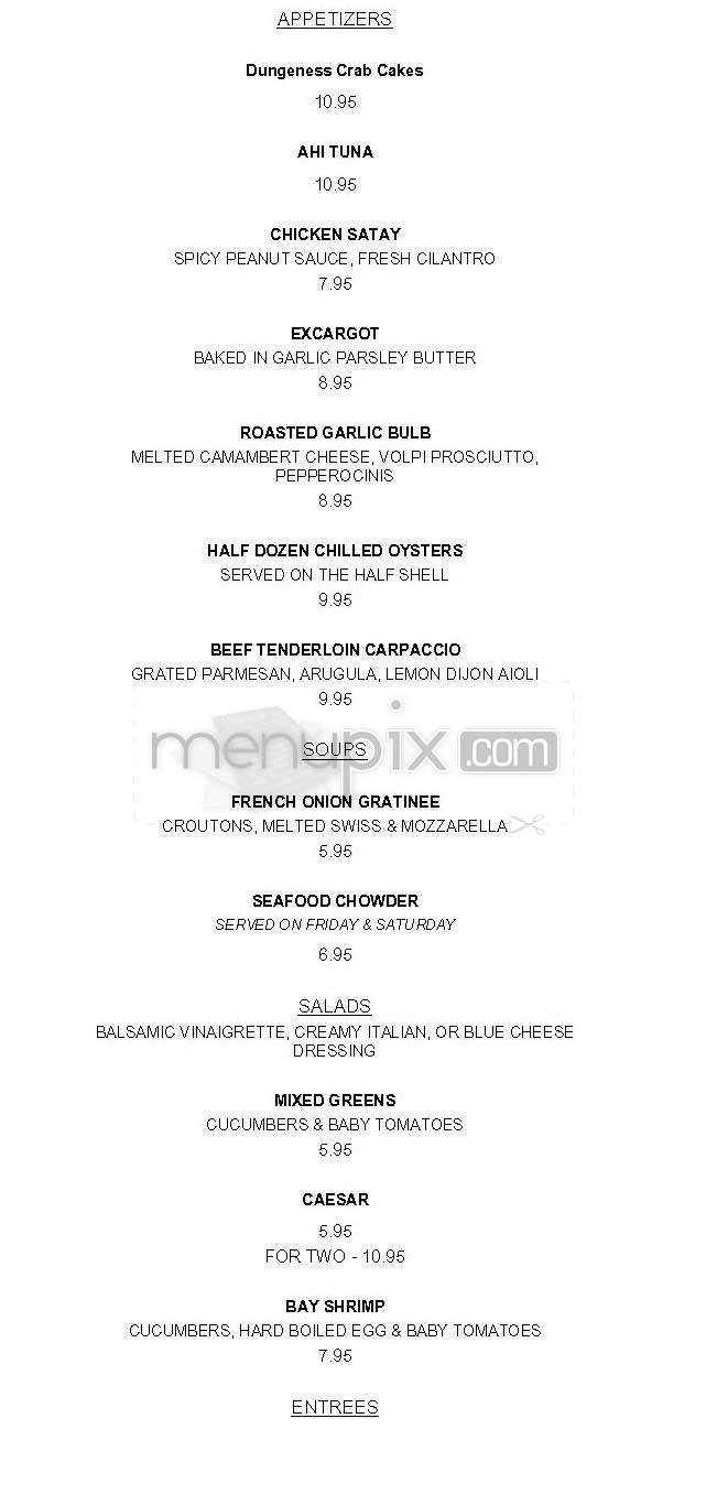 Brazen Head - San Francisco, CA menu_pic