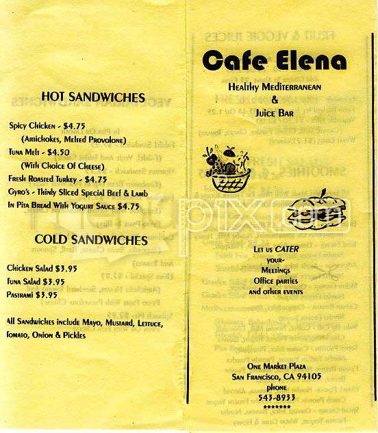 /100172/Cafe-Elena-San-Francisco-CA - San Francisco, CA