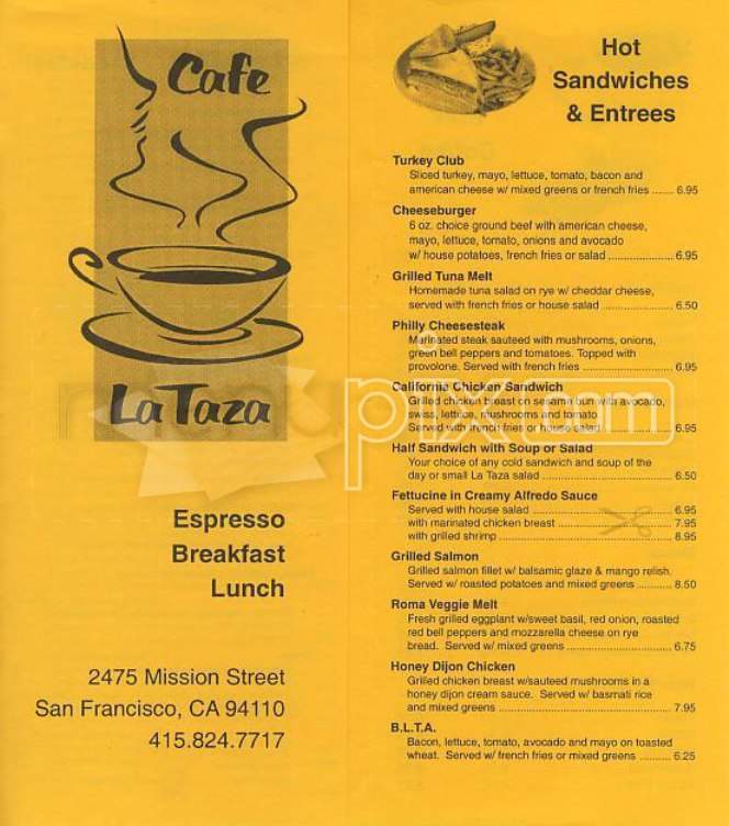 /100176/Cafe-La-Taza-San-Francisco-CA - San Francisco, CA