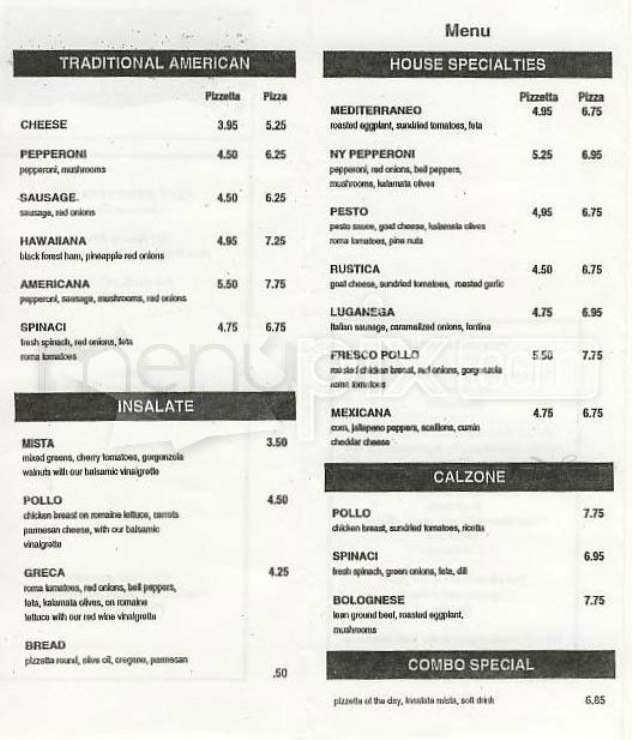 Cafe Mediterraneo - San Francisco, CA menu_pic