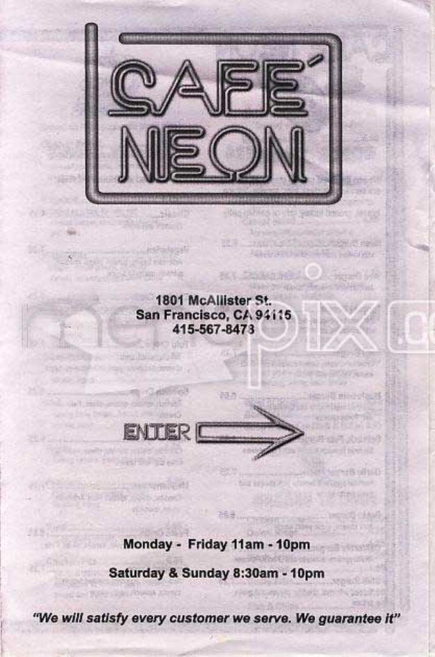 /100185/Cafe-Neon-San-Francisco-CA - San Francisco, CA