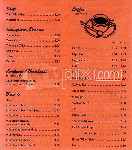 Cafe Verde - San Francisco, CA menu_pic