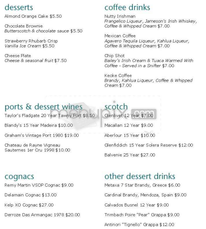 Cafe Maritime - San Francisco, CA menu_pic