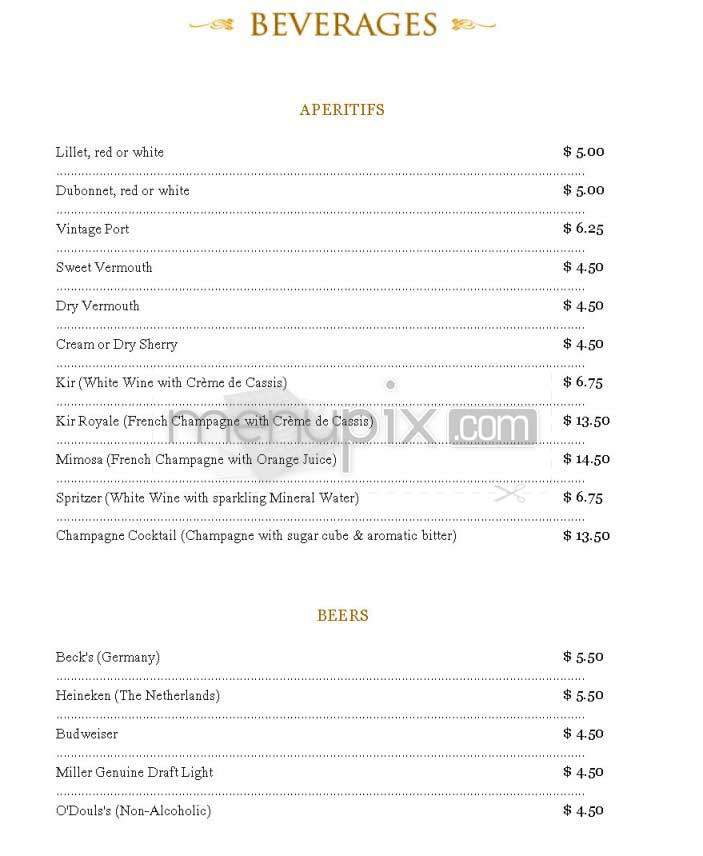 Cafe Mozart - San Francisco, CA menu_pic