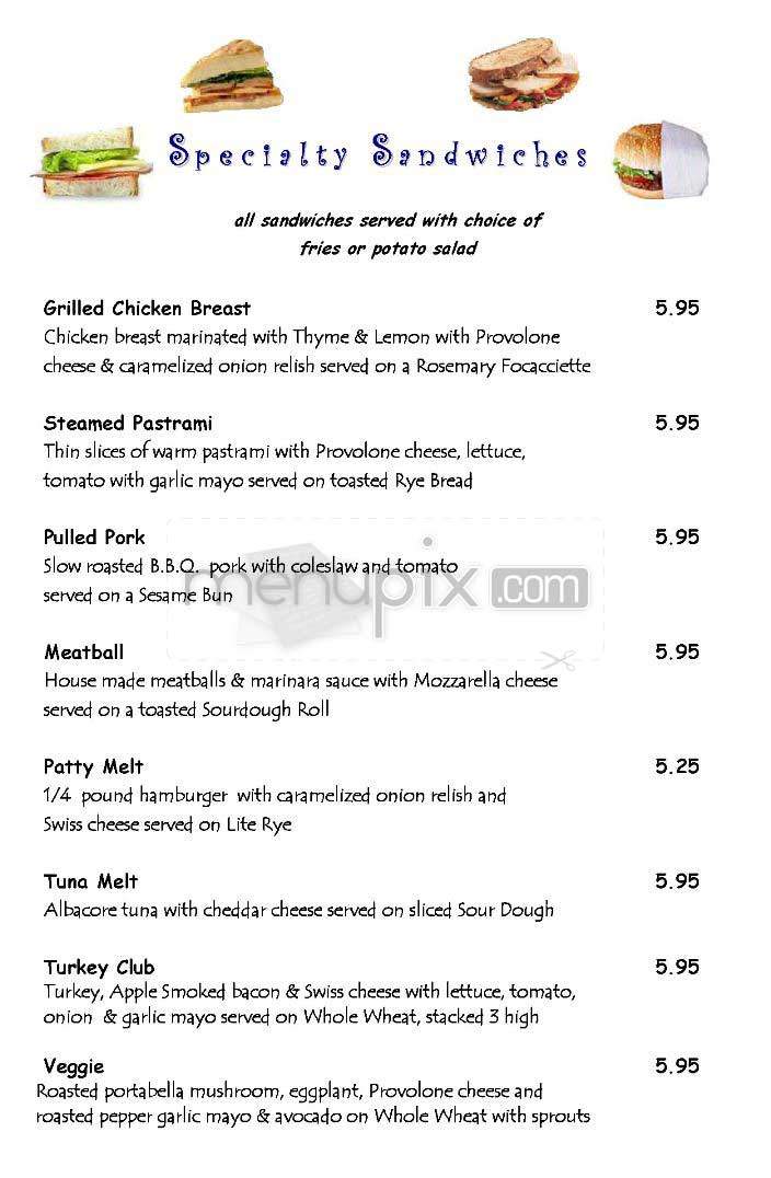 Cafe Phoenix - San Francisco, CA menu_pic