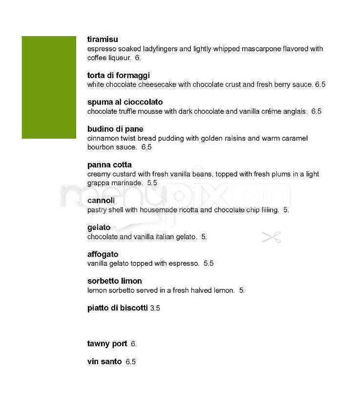 Cafe Delucchi - San Francisco, CA menu_pic