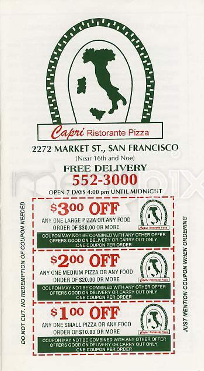 /100203/Capri-Ristorante-Pizza-San-Francisco-CA - San Francisco, CA