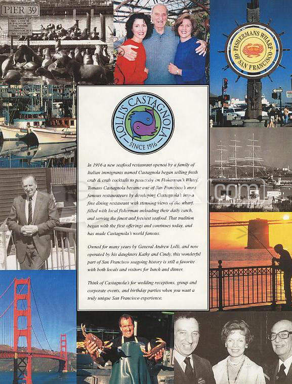 Castagnola's - San Francisco, CA menu_pic
