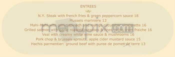 Chez Maman - San Francisco, CA menu_pic