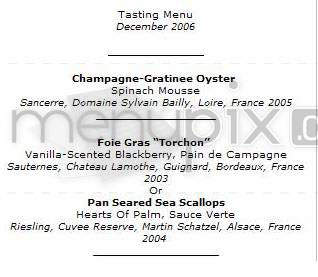 Chez Spencer - San Francisco, CA menu_pic