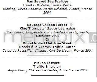 Chez Spencer - San Francisco, CA menu_pic