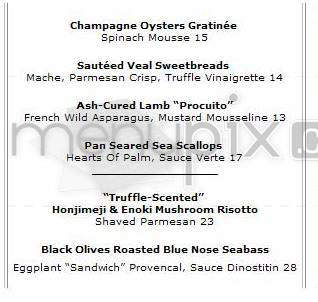 Chez Spencer - San Francisco, CA menu_pic