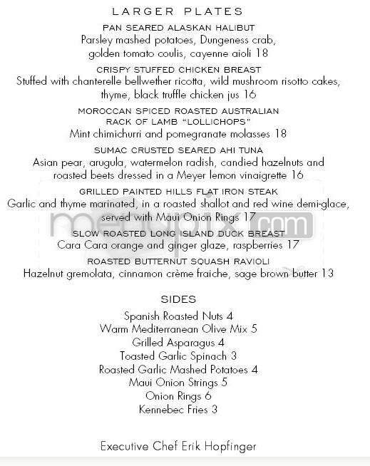 Circa - San Francisco, CA menu_pic