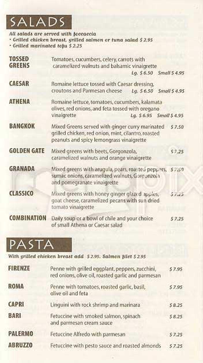 Crepe Vine - San Francisco, CA menu_pic