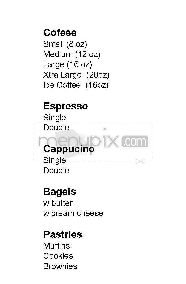 Little Paris Coffee Shop - San Francisco, CA menu_pic
